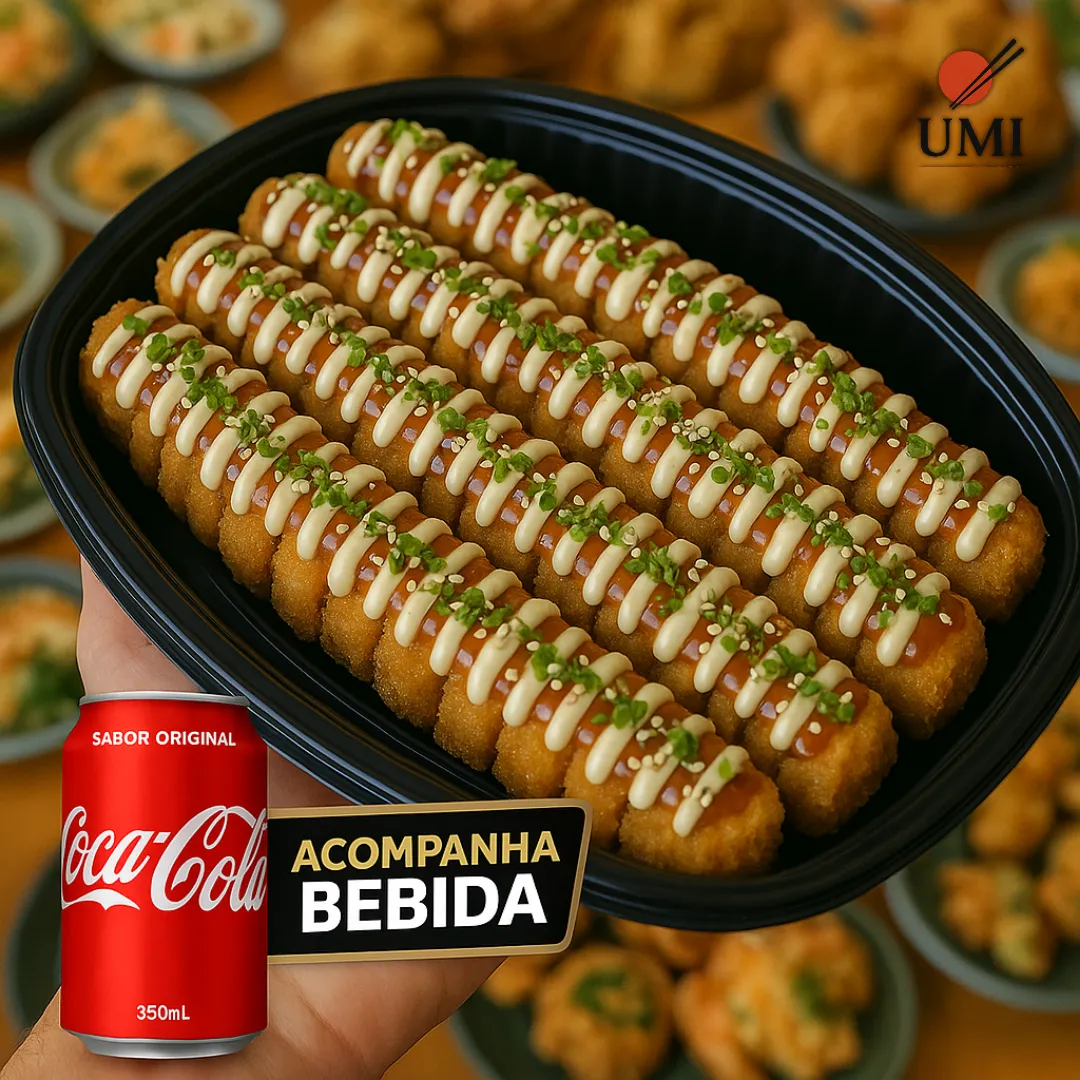 Barca de Hot Rolls + 2 Coca-Colas